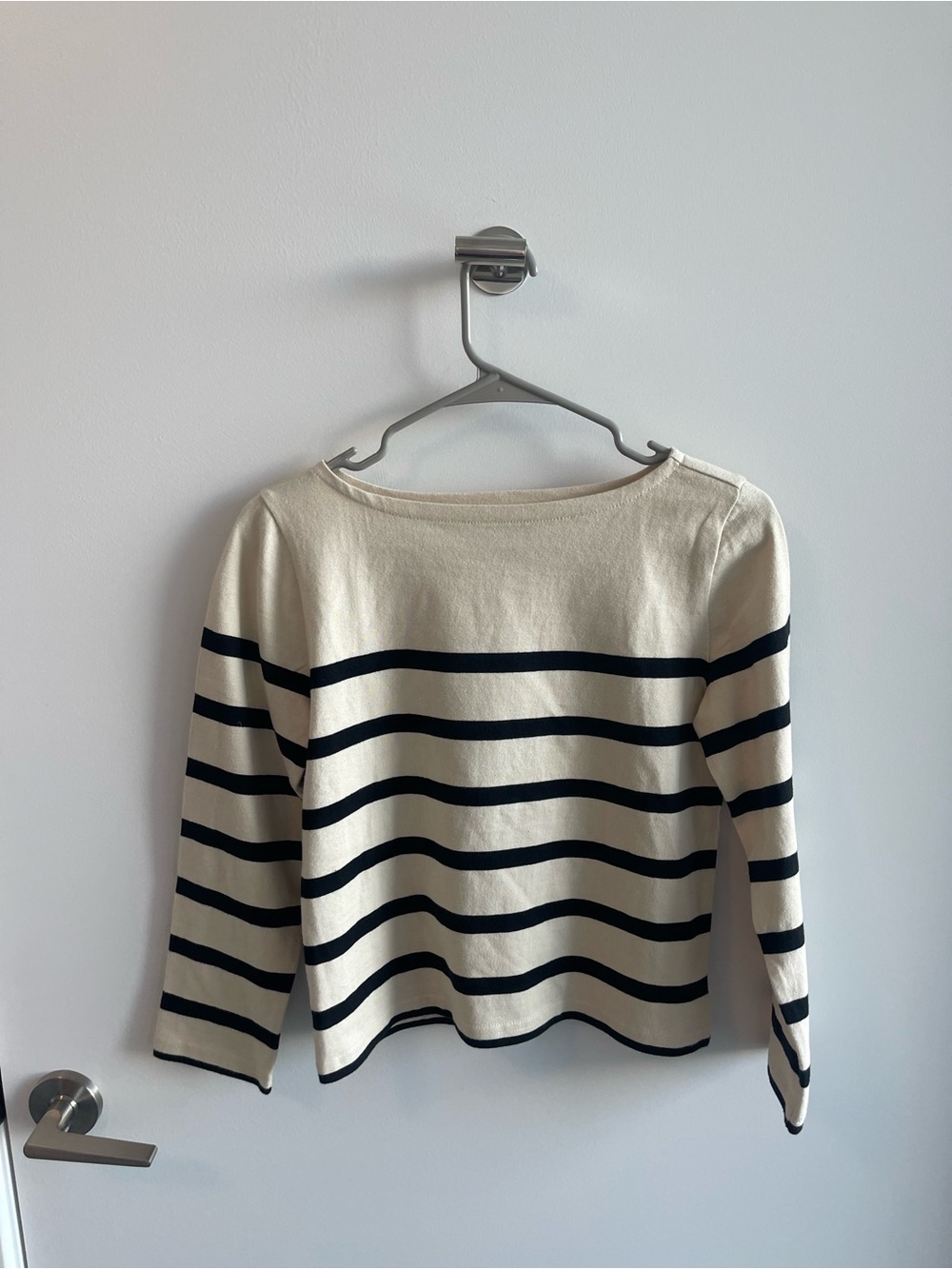 J Crew Striped Long Sleeve Top